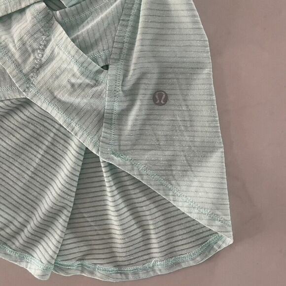 Lululemon Tank Top Var-City Muscle Criss Cross Side heathered sea mist - Picture 3 of 6